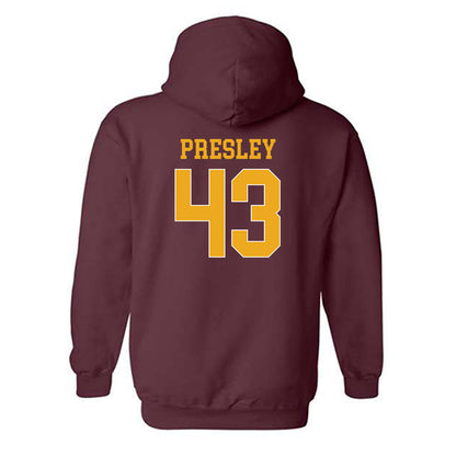 Arizona State - NCAA Women's Volleyball : Kiylah Presley - Replica Shersey Hooded Sweatshirt-1