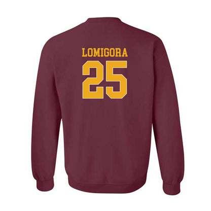 Arizona State - NCAA Women's Volleyball : Ella Lomigora - Replica Shersey Crewneck Sweatshirt-1
