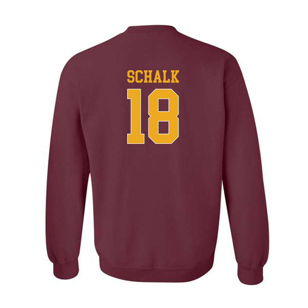 Arizona State - NCAA Women's Volleyball : Maeva Schalk - Replica Shersey Crewneck Sweatshirt-1