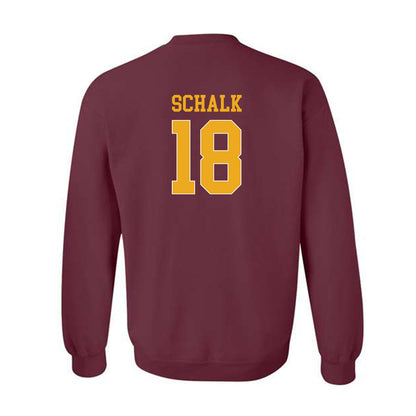 Arizona State - NCAA Women's Volleyball : Maeva Schalk - Replica Shersey Crewneck Sweatshirt-1