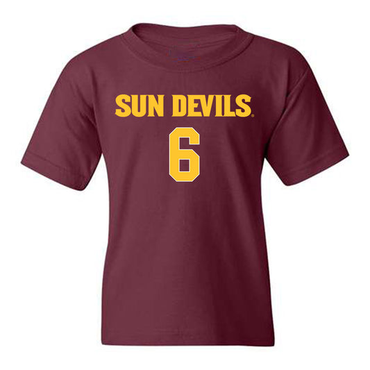 Arizona State - NCAA Women's Volleyball : Jadyn Wilgus - Replica Shersey Youth T-Shirt