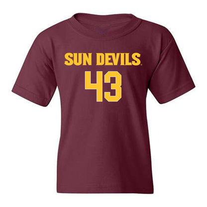 Arizona State - NCAA Women's Volleyball : Kiylah Presley - Replica Shersey Youth T-Shirt-0