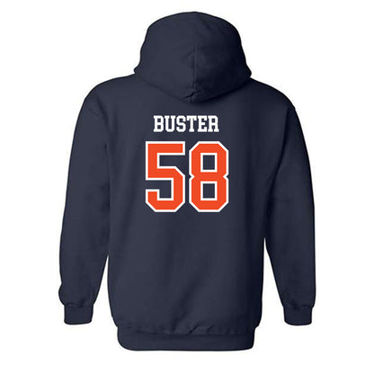 Auburn - NCAA Football : Tai Buster - Generic Shersey Hooded Sweatshirt-1