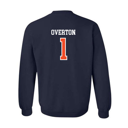 Auburn - NCAA Men's Basketball : Kevin Overton - Generic Shersey Crewneck Sweatshirt-1
