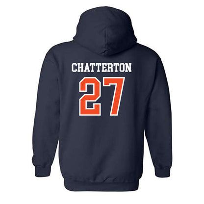 Auburn - NCAA Baseball : Christian Chatterton - Generic Shersey Hooded Sweatshirt-1
