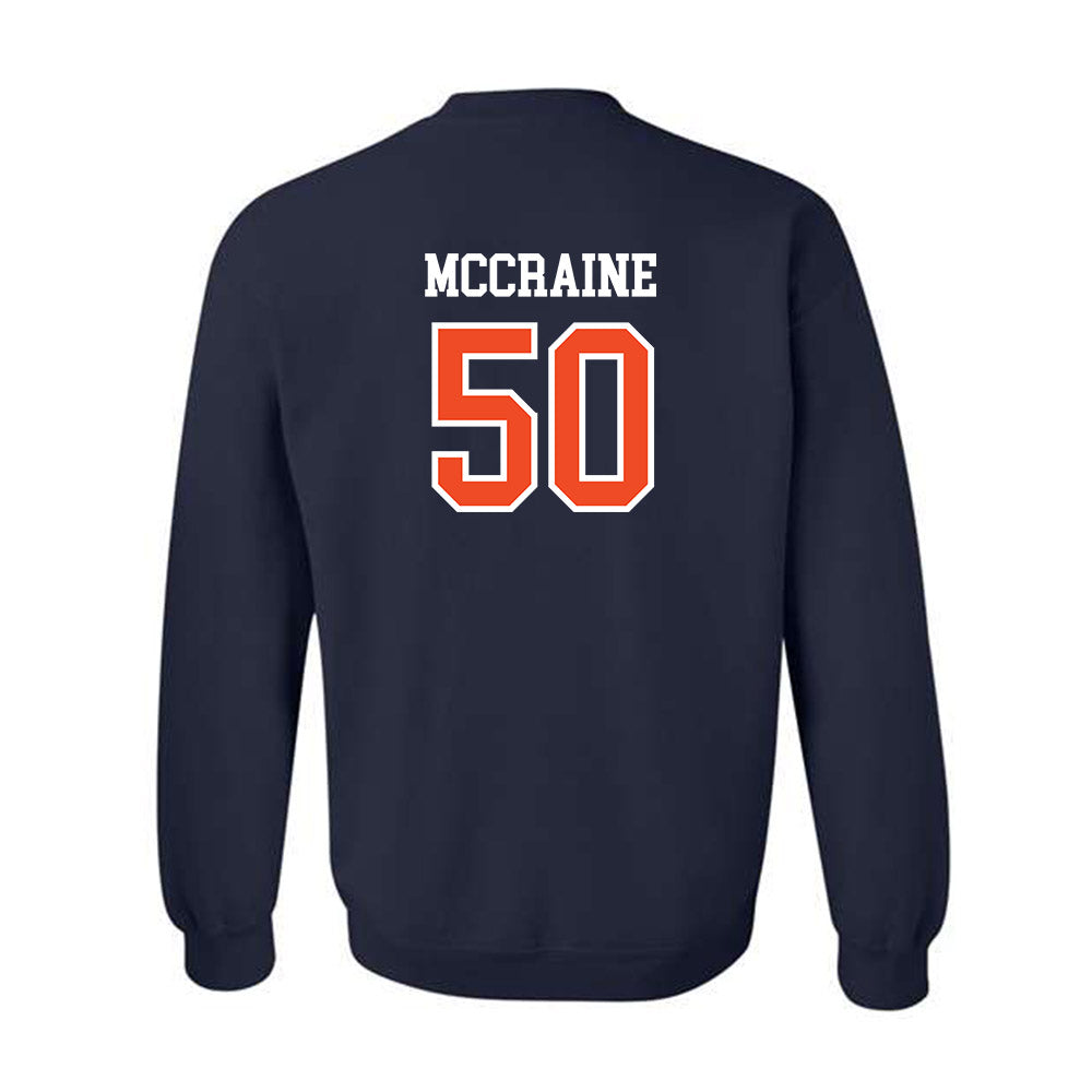 Auburn - NCAA Baseball : Brandon McCraine - Generic Shersey Crewneck Sweatshirt-1