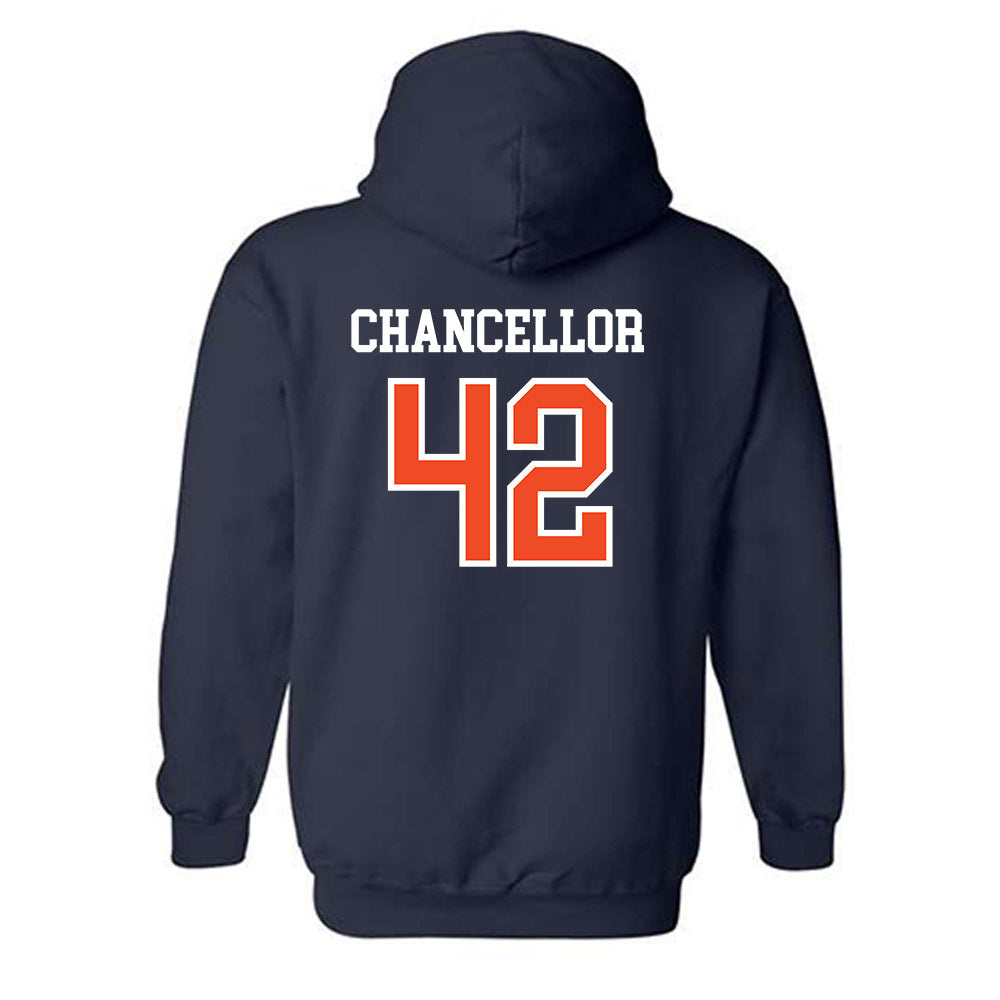 Auburn - NCAA Baseball : Abe Chancellor - Generic Shersey Hooded Sweatshirt-1