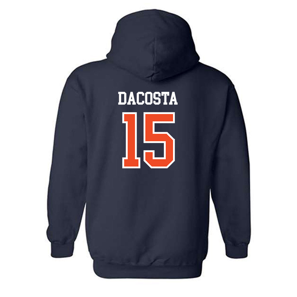 Auburn - NCAA Women's Volleyball : Alexis Dacosta - Generic Shersey Hooded Sweatshirt-1