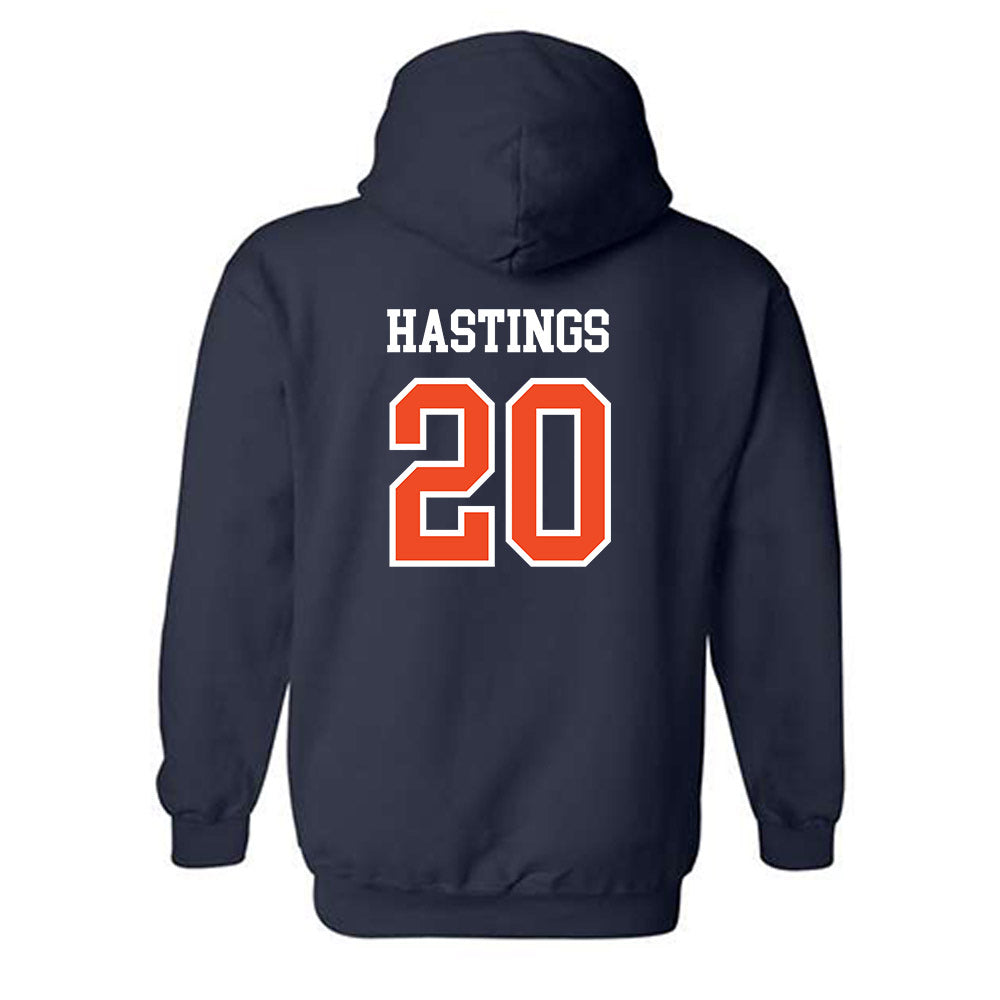 Auburn - NCAA Softball : Alyssa Hastings - Generic Shersey Hooded Sweatshirt-1