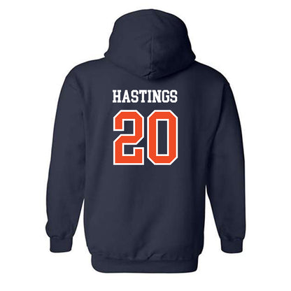 Auburn - NCAA Softball : Alyssa Hastings - Generic Shersey Hooded Sweatshirt-1