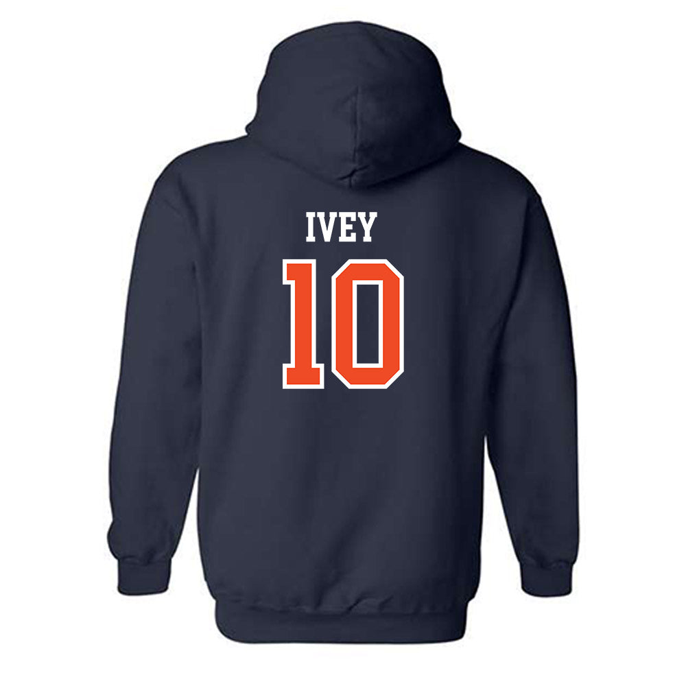 Auburn - NCAA Women's Soccer : Grace Ivey - Generic Shersey Hooded Sweatshirt-1
