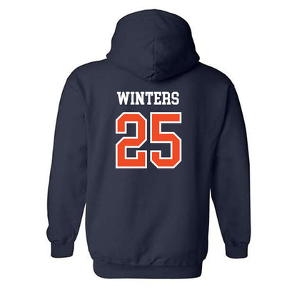 Auburn - NCAA Football : Eric Winters - Generic Shersey Hooded Sweatshirt-1