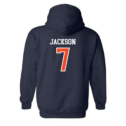 Auburn - NCAA Women's Basketball : A'riel Jackson - Generic Shersey Hooded Sweatshirt-1