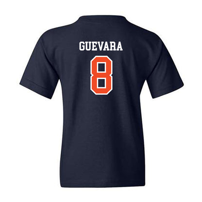 Auburn - NCAA Baseball : Eric Guevara - Generic Shersey Youth T-Shirt-1