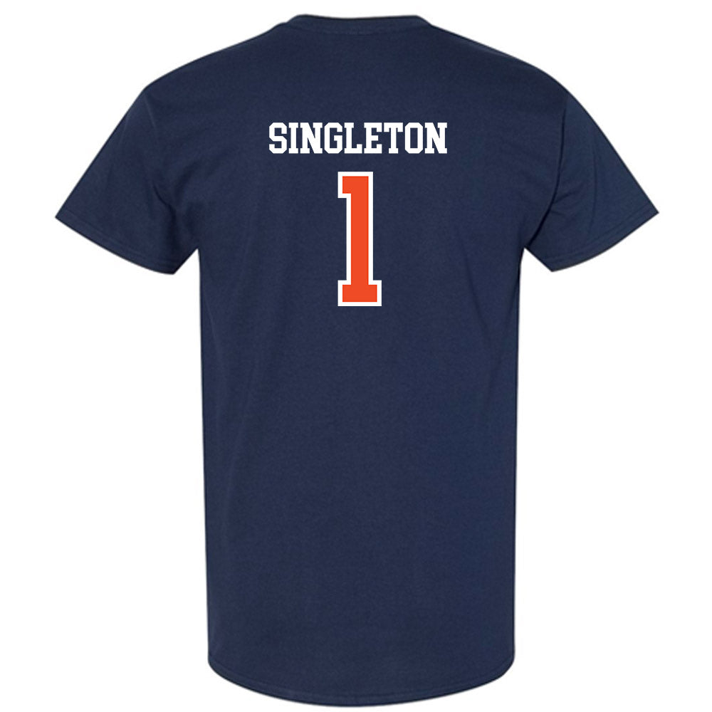 Auburn - NCAA Football : Eric Singleton - Generic Shersey T-Shirt-1