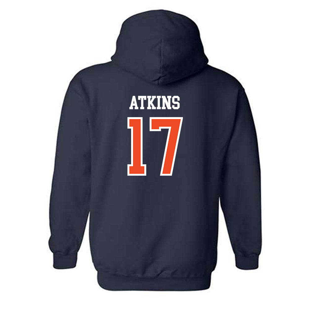 Auburn - NCAA Football : Xavier Atkins - Generic Shersey Hooded Sweatshirt-1