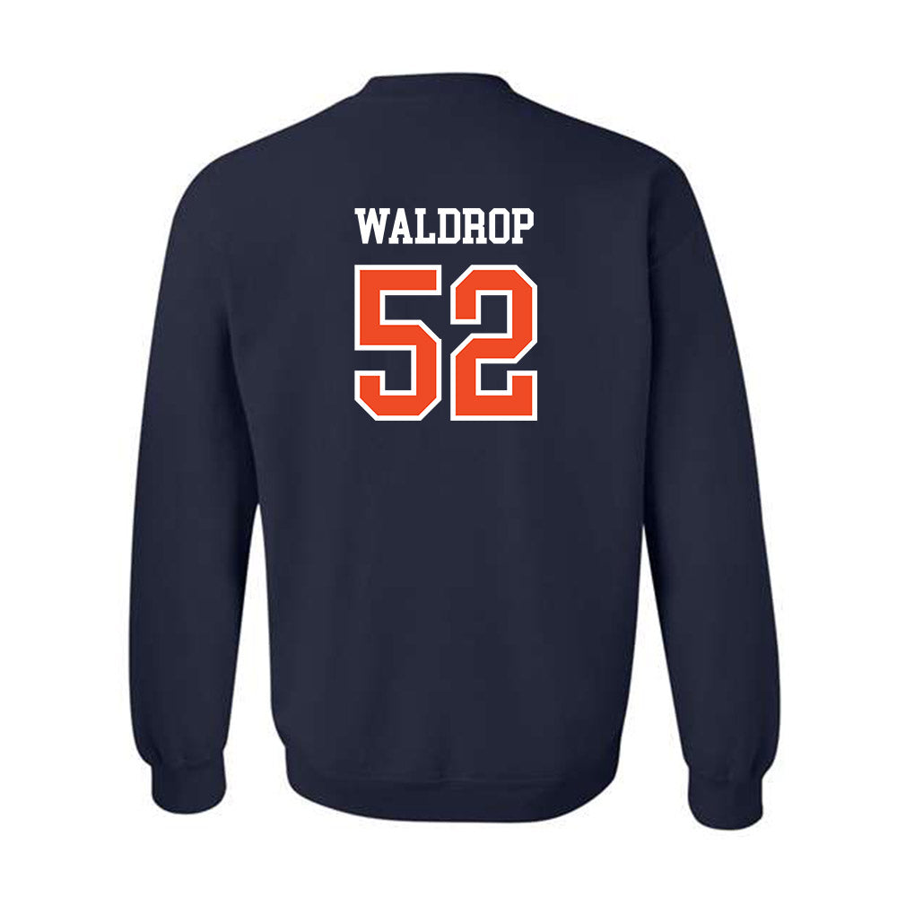 Auburn - NCAA Baseball : Tanner Waldrop - Generic Shersey Crewneck Sweatshirt-1