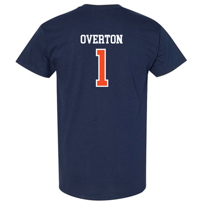 Auburn - NCAA Men's Basketball : Kevin Overton - Generic Shersey T-Shirt-1