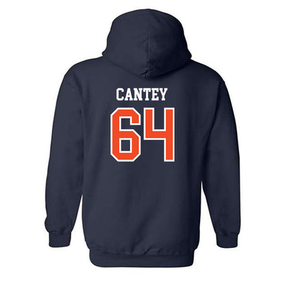 Auburn - NCAA Football : Benton Cantey - Generic Shersey Hooded Sweatshirt-1