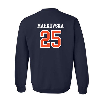 Auburn - NCAA Women's Volleyball : Lizzy Markovska - Generic Shersey Crewneck Sweatshirt-1