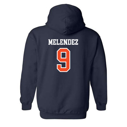 Auburn - NCAA Football : Elijah Melendez - Generic Shersey Hooded Sweatshirt-1