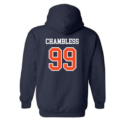 Auburn - NCAA Women's Volleyball : Greer Chambless - Generic Shersey Hooded Sweatshirt-1