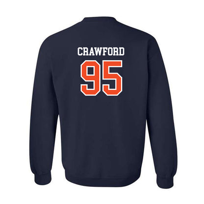 Auburn - NCAA Football : Jourdin Crawford - Generic Shersey Crewneck Sweatshirt-1