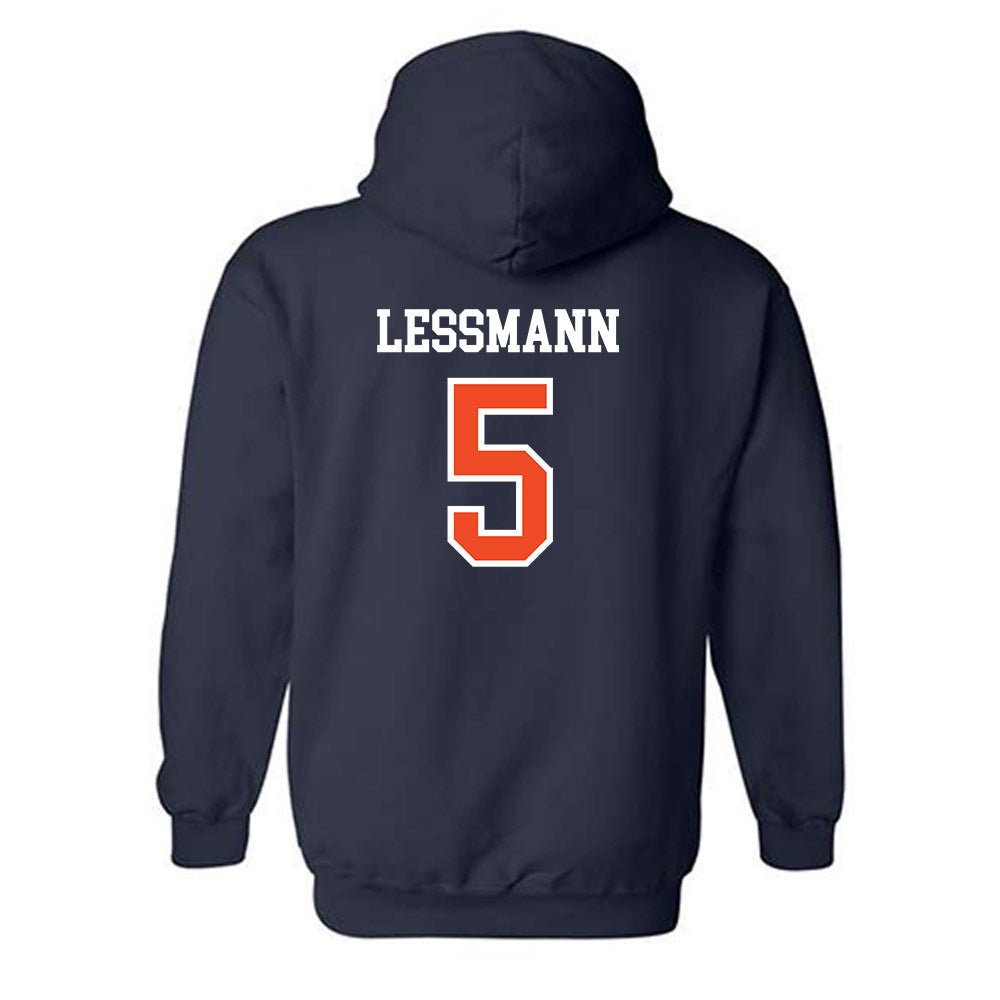 Auburn - NCAA Softball : georgia lessmann - Generic Shersey Hooded Sweatshirt-1