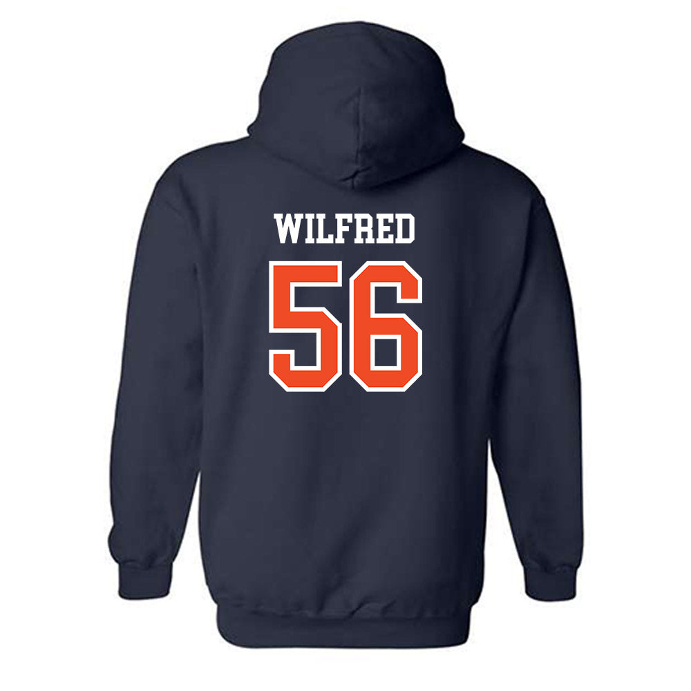 Auburn - NCAA Football : Seth Wilfred - Generic Shersey Hooded Sweatshirt-1