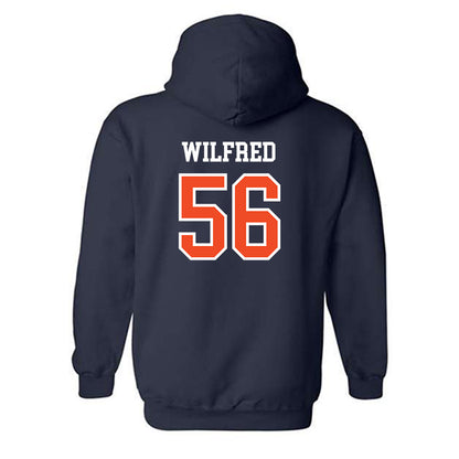 Auburn - NCAA Football : Seth Wilfred - Generic Shersey Hooded Sweatshirt-1