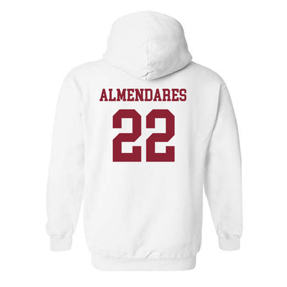 Boston College - NCAA Men's Soccer : Erick Almendares - Replica Shersey Hooded Sweatshirt-1