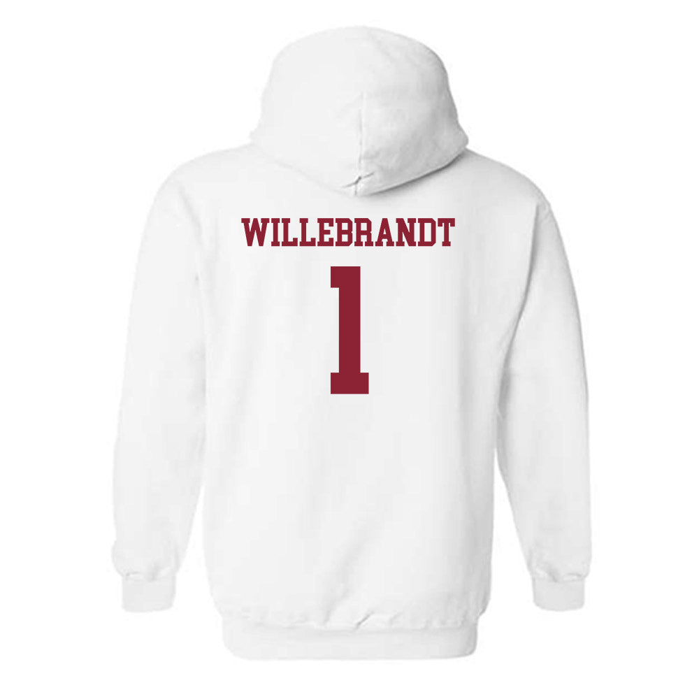 Boston College - NCAA Women's Soccer : Wiebke Willebrandt - Replica Shersey Hooded Sweatshirt