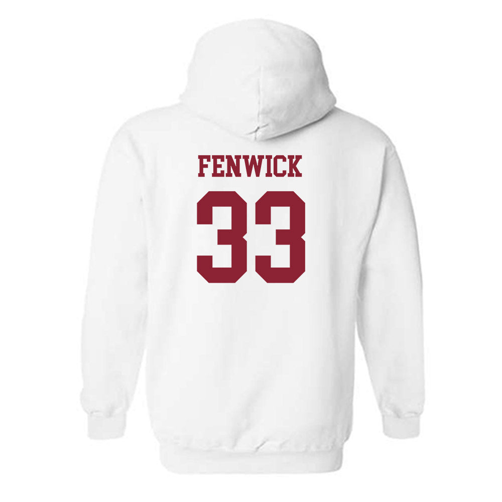 Boston College - NCAA Women's Soccer : Faith Fenwick - Replica Shersey Hooded Sweatshirt-1