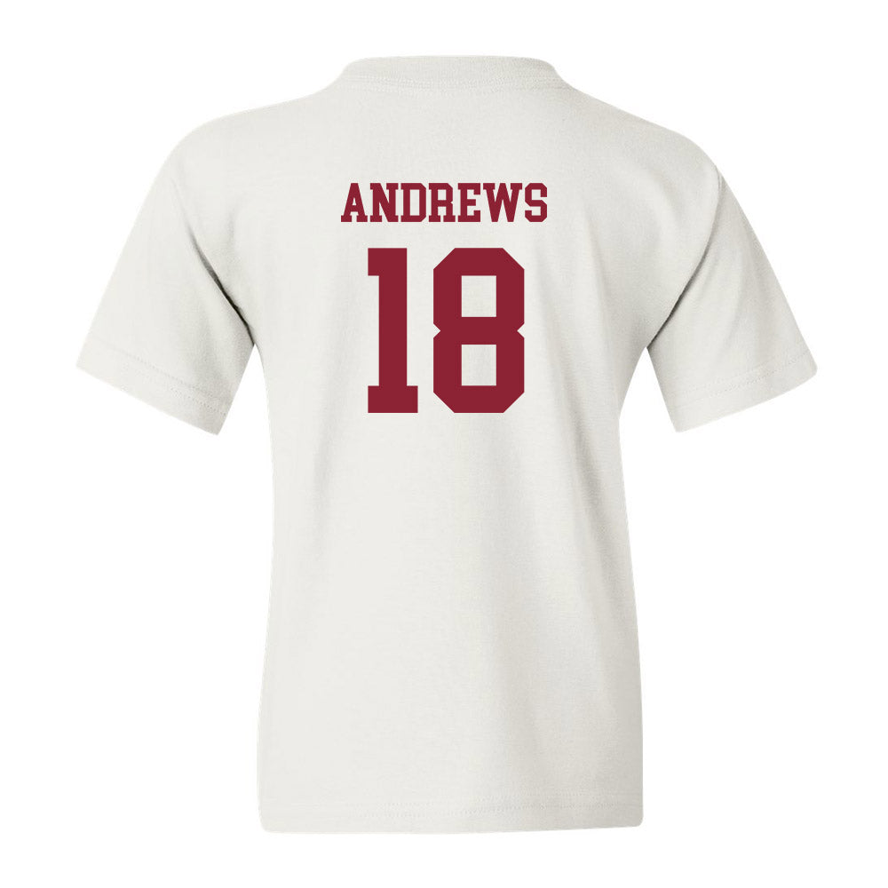 Boston College - NCAA Men's Soccer : Max Andrews - Replica Shersey Youth T-Shirt