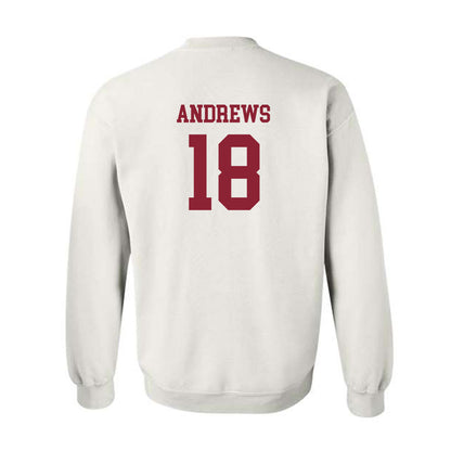 Boston College - NCAA Men's Soccer : Max Andrews - Replica Shersey Crewneck Sweatshirt