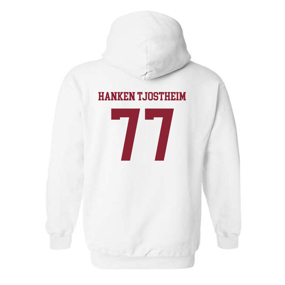 Boston College - NCAA Men's Soccer : Johannes Hanken Tjostheim - Replica Shersey Hooded Sweatshirt-1