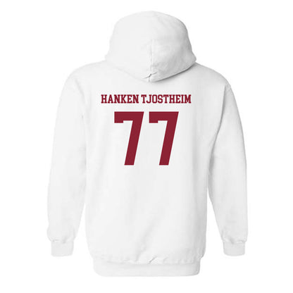 Boston College - NCAA Men's Soccer : Johannes Hanken Tjostheim - Replica Shersey Hooded Sweatshirt-1