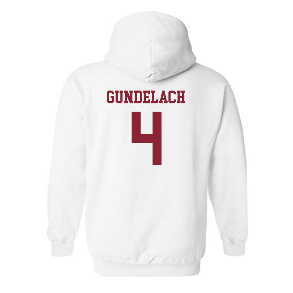 Boston College - NCAA Men's Soccer : Moritz Gundelach - Replica Shersey Hooded Sweatshirt-1