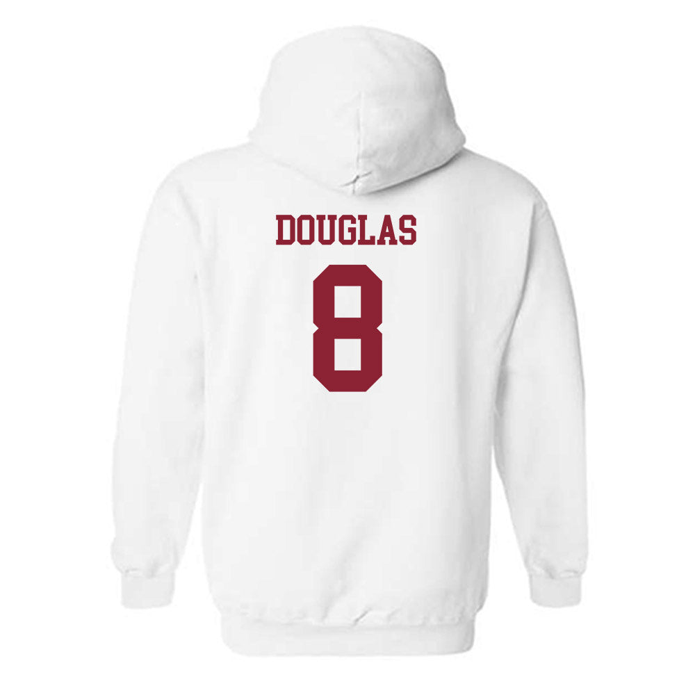 Boston College - NCAA Women's Soccer : Bella Douglas - Replica Shersey Hooded Sweatshirt-1