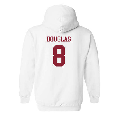 Boston College - NCAA Women's Soccer : Bella Douglas - Replica Shersey Hooded Sweatshirt-1