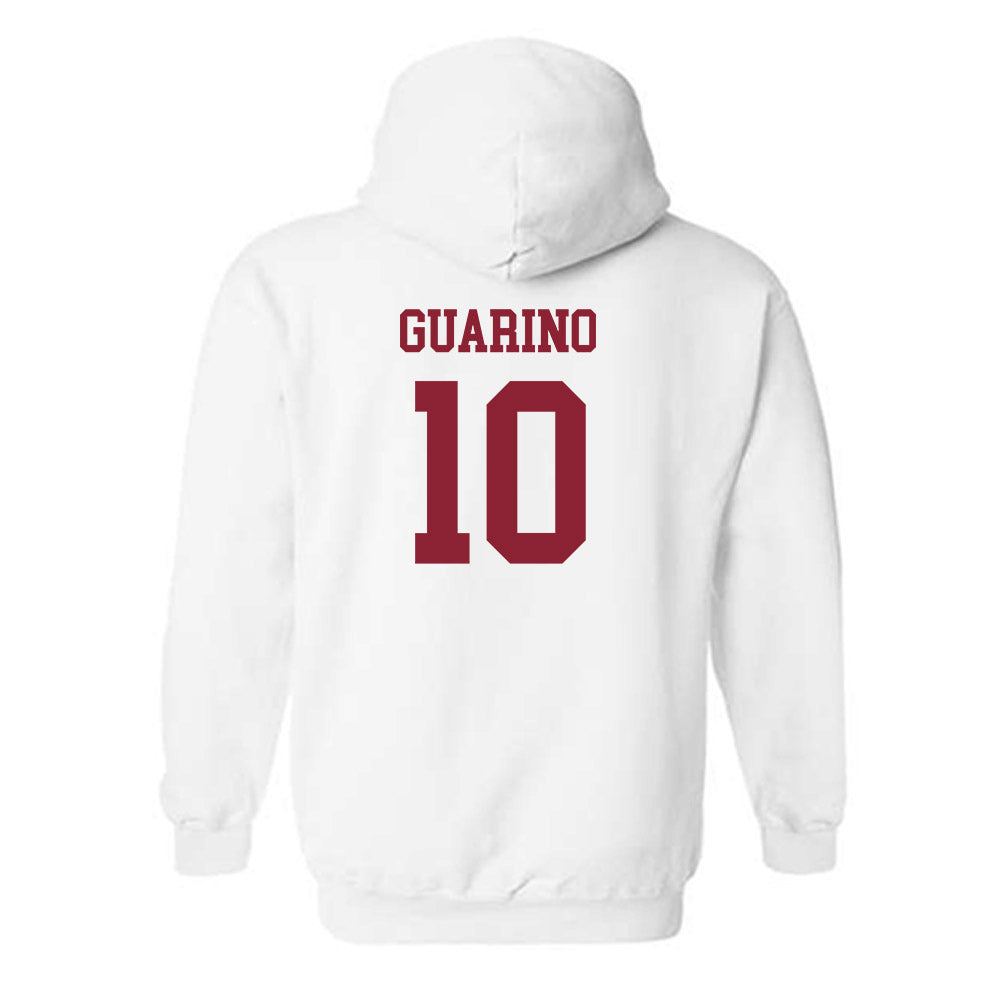 Boston College - NCAA Men's Soccer : Eligio Guarino - Replica Shersey Hooded Sweatshirt