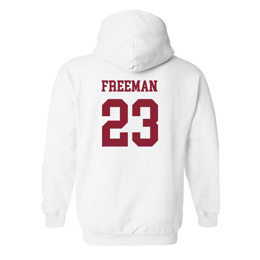 Boston College - NCAA Women's Soccer : Elsa Freeman - Replica Shersey Hooded Sweatshirt-1