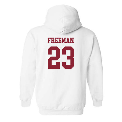 Boston College - NCAA Women's Soccer : Elsa Freeman - Replica Shersey Hooded Sweatshirt-1