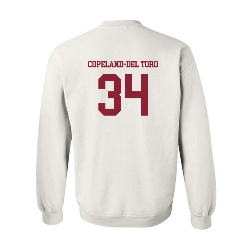Boston College - NCAA Men's Soccer : Bryce Copeland-Del Toro - Replica Shersey Crewneck Sweatshirt-1