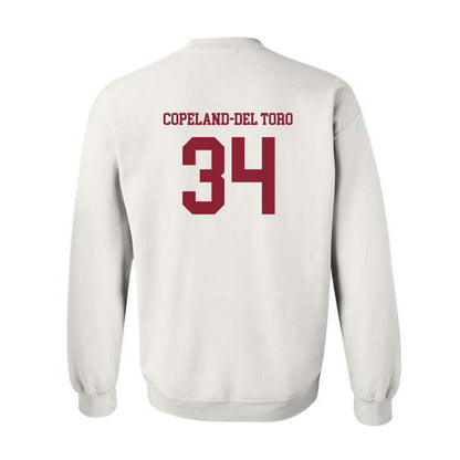 Boston College - NCAA Men's Soccer : Bryce Copeland-Del Toro - Replica Shersey Crewneck Sweatshirt-1