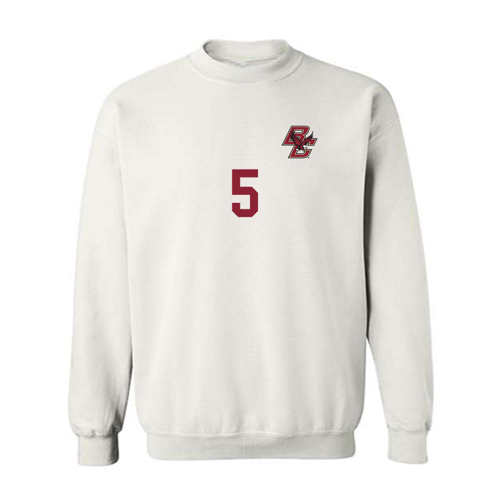 Boston College - NCAA Women's Soccer : Milla Lee - Replica Shersey Crewneck Sweatshirt-0