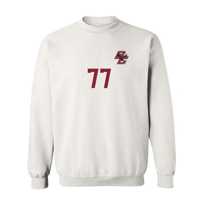 Boston College - NCAA Men's Soccer : Johannes Hanken Tjostheim - Replica Shersey Crewneck Sweatshirt-0