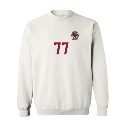 Boston College - NCAA Men's Soccer : Johannes Hanken Tjostheim - Replica Shersey Crewneck Sweatshirt-0