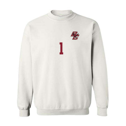 Boston College - NCAA Women's Soccer : Wiebke Willebrandt - Replica Shersey Crewneck Sweatshirt