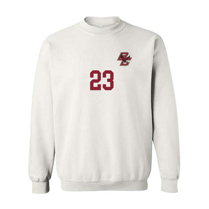 Boston College - NCAA Women's Soccer : Elsa Freeman - Replica Shersey Crewneck Sweatshirt-0